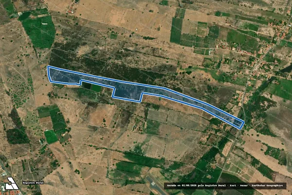 Imagem de satélite de Sítio Lagoa Seca - Parte 1 em Iguatu - CE