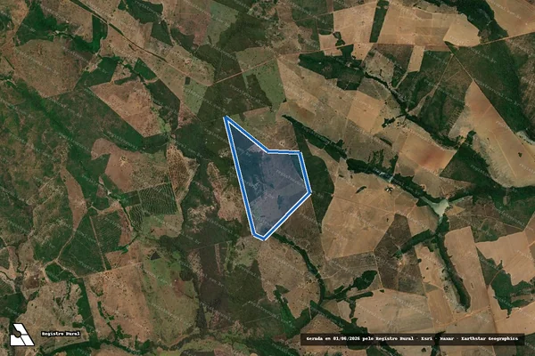 Imagem de satélite de FAZENDA VITORIA e FAZENDA DJANIRA - 01 em Figueirópolis - TO