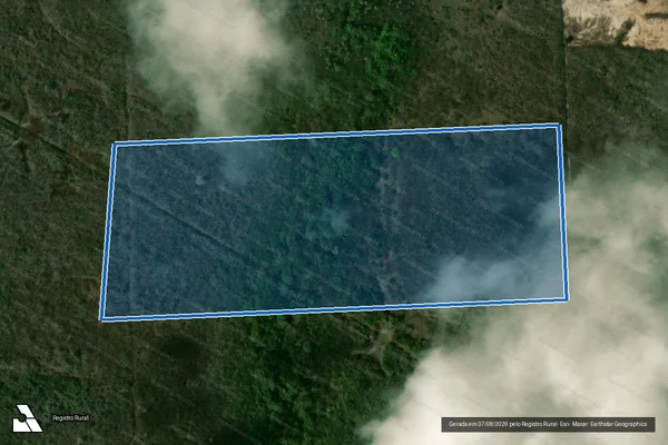 Imagem de satélite de Projeto de Assentamento Espírito Santo - Lote 40   - Parte 1 em Ceará-Mirim - RN