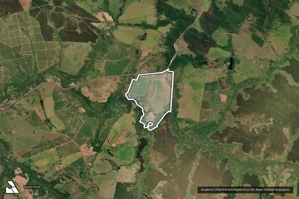 Imagem de satélite de Fazenda Rio do Peixe - PARTE 1 em Marília - SP