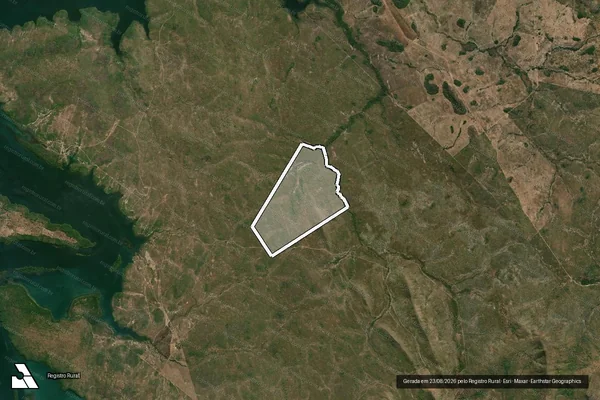 Imagem de satélite de FAZENDA VEREDAS DAS ARARAS - 001 em Paranã - TO
