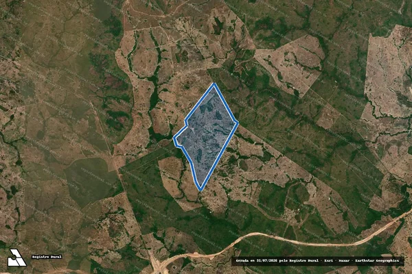 Imagem de satélite de FAZENDA BOA VISTA - QUINHÃO 17 - GLEBA ? 02 em Crixás - GO