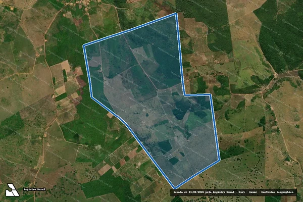 Imagem de satélite de FAZENDA PARAISO - Parcela 1 em São Domingos do Maranhão - MA