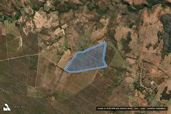 Imagem de satélite de Fazenda Condado - Gleba 02 em São João da Ponte - MG