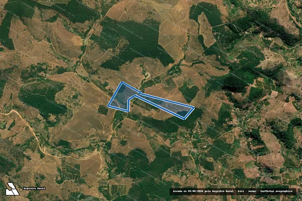 Imagem de satélite de SITIO SANTA IZABEL - GLEBA A em Colatina - ES
