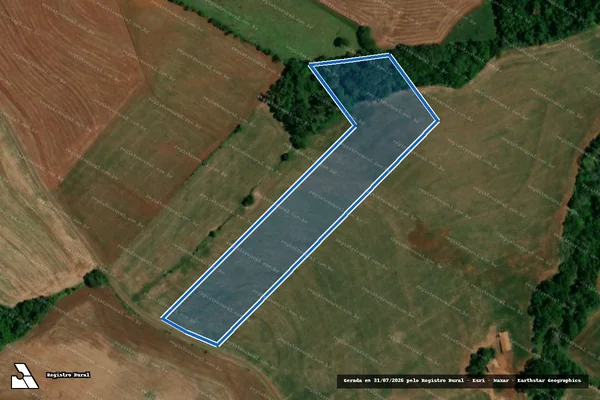 Imagem de satélite de LOTE Nº 46, DA GLEBA Nº 52-AM - Parte 2 em Realeza - PR
