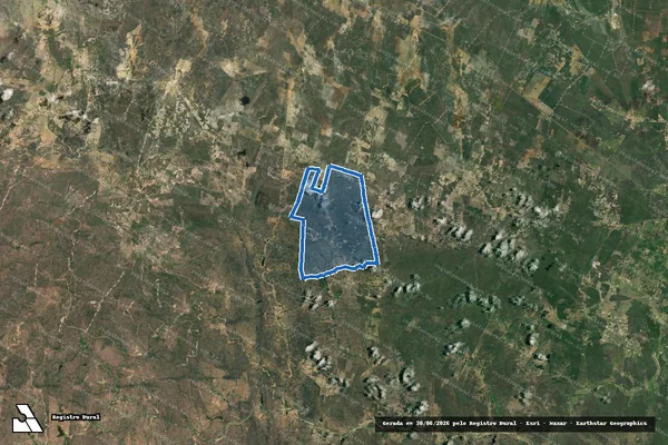 Imagem de satélite de Projeto de Assentamento São Pedro - Parte 1 ? Pedra Preta / RN em Pedra Preta - RN