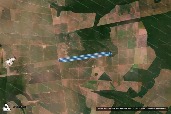 Imagem de satélite de Fazenda Aguá Pequena em Campo Novo do Parecis - MT