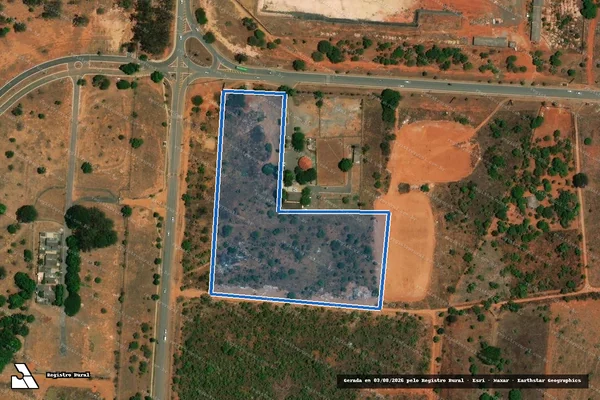 Imagem de satélite de FAZENDA MESTRE DARMAS em Brasília - DF