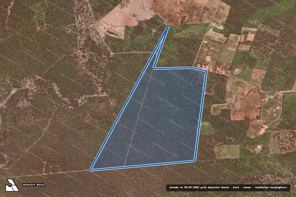 Imagem de satélite de FAZENDA SÍTIO DO MEIO - Parte 2 em Várzea Branca - PI