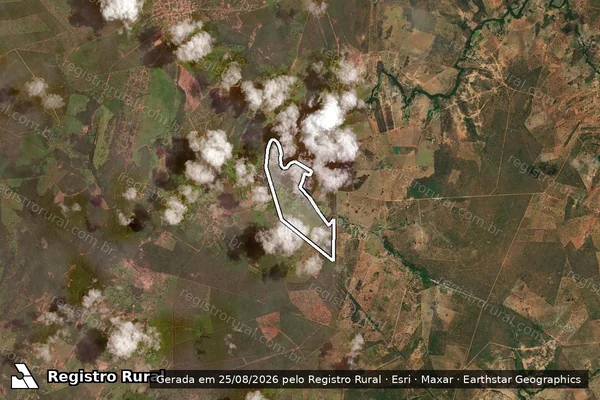 Imagem de satélite de FAZENDA ESPIGAO - Parte 1 em Coração de Jesus - MG