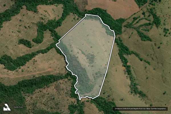 Imagem de satélite de Fazenda Folhados - PARCELA 02 em Patrocínio - MG