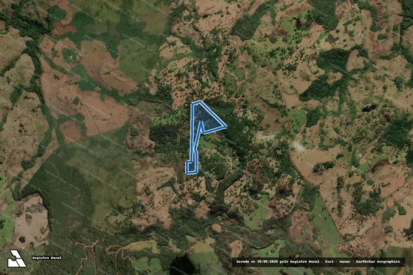 Imagem de satélite de FAZENDA VACAS GORDAS - Única em Capão Alto - SC