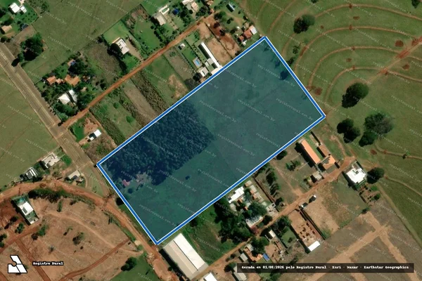 Imagem de satélite de Lote Rural Chácara n°s 196 e 197, Patrimônio de Porto Camargo, município de Icaraima - Parte 1 em Icaraíma - PR