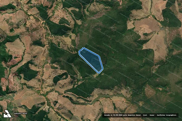 Imagem de satélite de FAZENDA MOINHO - Gleba 4 em Guanhães - MG