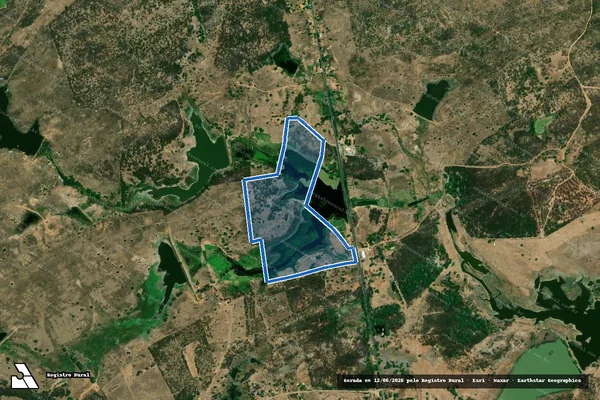 Imagem de satélite de SITIO RIACHO DO JARDIM - GLEBA A em Brejo do Cruz - PB