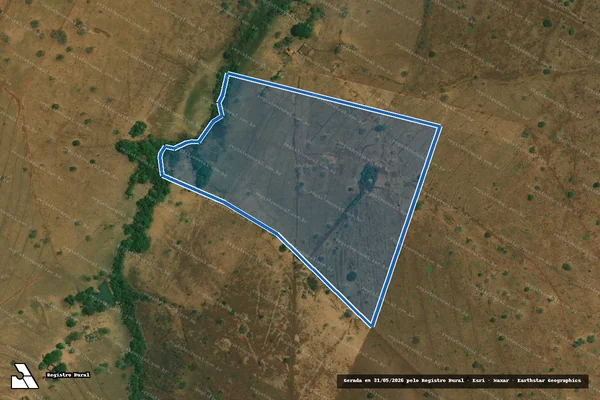 Imagem de satélite de FAZENDA CAMPO ALEGRE em Ituiutaba - MG