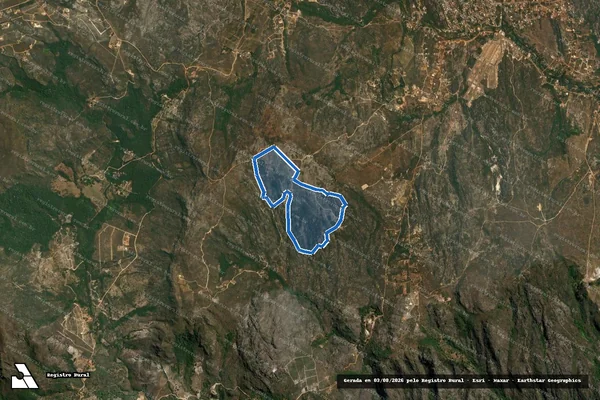 Imagem de satélite de SITIO DOS COQUEIROS - Parte 1 em Diamantina - MG