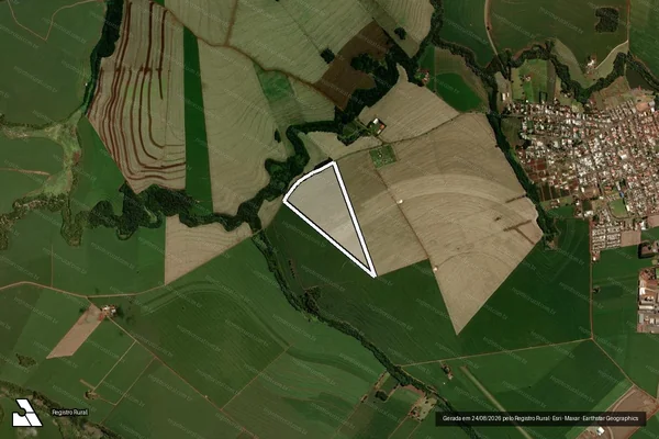 Imagem de satélite de Fazenda Lago Titikaka - Lote nº 300-R-1 - Fazenda Lago Titikaka - Lote nº 300-R-1 em Boa Esperança - PR