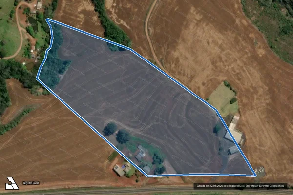 Imagem de satélite de Parte da Fazenda SANT ANA - PARCELA 01 em Renascença - PR