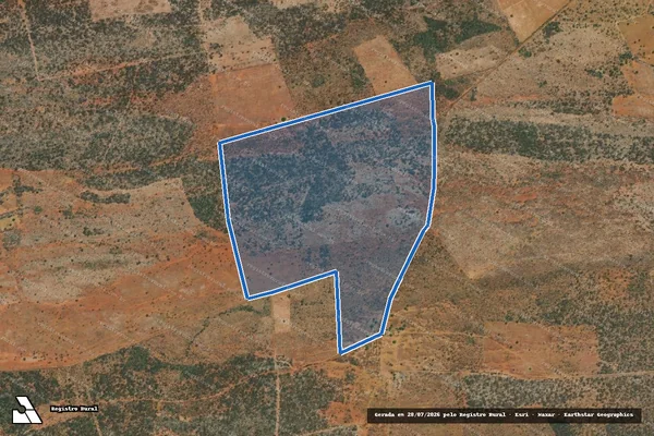 Imagem de satélite de FAZENDA QUEIMADAS - GLEBA 34 - GLEBA 06 em Jussara - BA