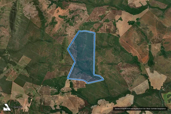 Imagem de satélite de FAZENDA CRUZEIRO DO SUL I ? Parte do Lote 18, do Loteamento Bucaina - Parte do Lote 18 em Talismã - TO