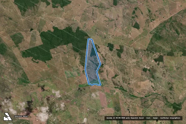 Imagem de satélite de Fazenda Juruá - Parte 1 em Itarantim - BA