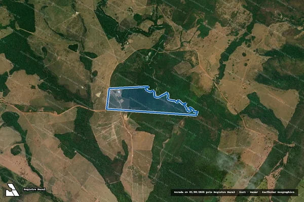 Imagem de satélite de ESTÂNCIA SINUELO - Parte 1 em Santo Antônio de Leverger - MT