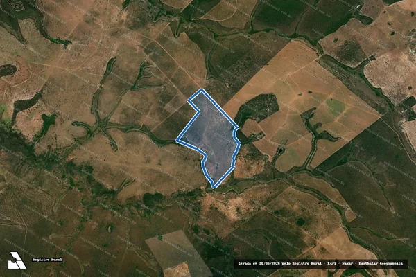 Imagem de satélite de Fazenda Juliana - FAZENDA JULIANA GLEBA B em Alto Garças - MT