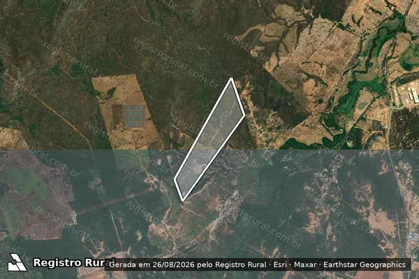 Imagem de satélite de Fazenda Canoas - CANOAS em Montes Claros - MG