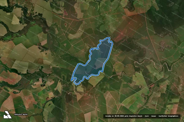 Imagem de satélite de Fazenda Guaimbé Pery em Ponta Porã - MS