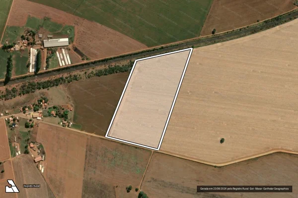 Imagem de satélite de Fazenda Cocais - Parcela 1 em Iraí de Minas - MG
