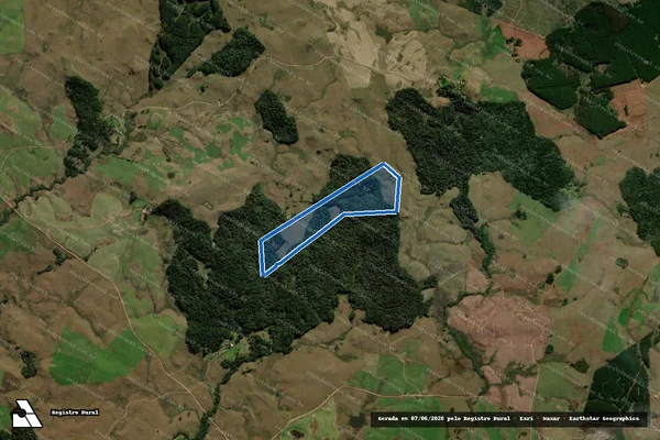 Imagem de satélite de Fazenda Morro do Cerrito - Parte 2 em São Francisco de Paula - RS