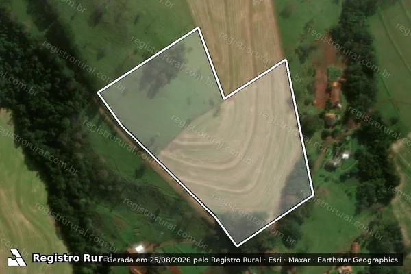 Imagem de satélite de Parte dos Lotes Rurais nº 145 e 147 - Parte 1 em Medianeira - PR