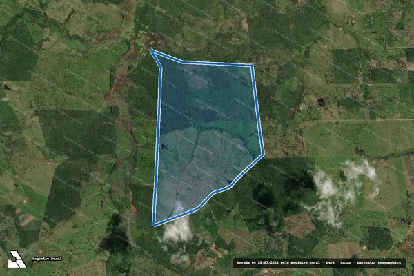 Imagem de satélite de FAZENDA TRÊS IRMÃOS - Parcela 1 em Vitorino Freire - MA