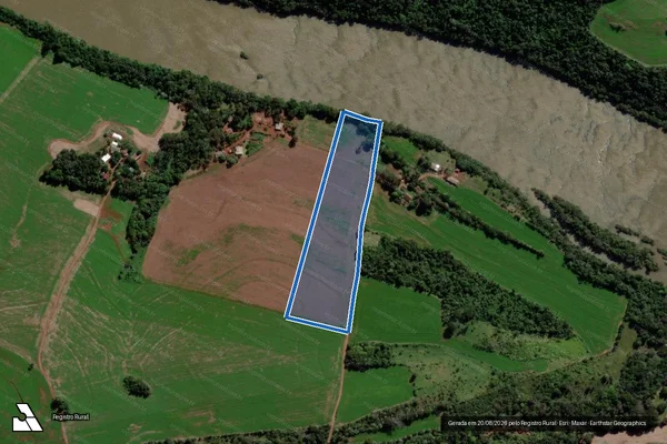 Imagem de satélite de Lote Rural N127-D da Gleba 33-DV - PARCELA 04 em Dois Vizinhos - PR
