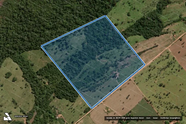 Imagem de satélite de LOTE 35 - PROJETO DE ASSENTAMENTO BOA ESPERANÇA - LOTE 35 ? P.A. BOA ESPERANÇA em Piracanjuba - GO