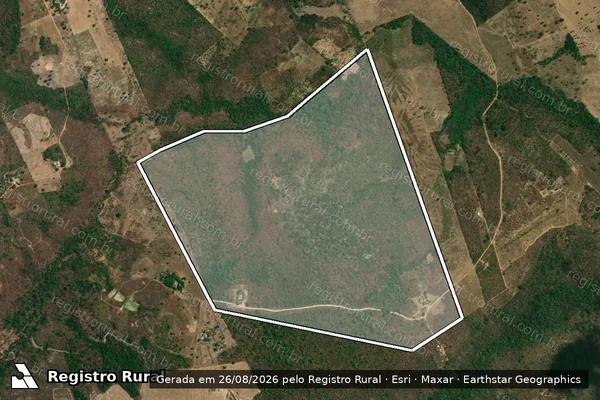 Imagem de satélite de FAZENDA TIRIRICA - Gleba 02 em Balsas - MA