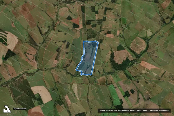 Imagem de satélite de Fazenda São José - 02 em Guzolândia - SP