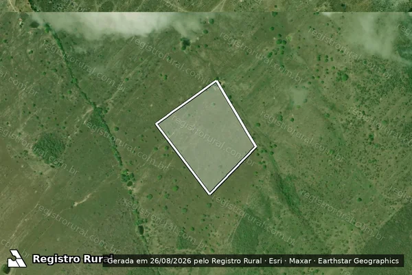 Imagem de satélite de FAZENDA POÇA - GLEBA 02 em Tobias Barreto - SE