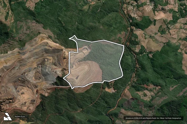 Imagem de satélite de Fazenda dos Machados - Parte 1 em São Gonçalo do Rio Abaixo - MG
