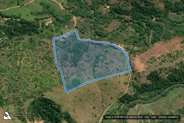 Imagem de satélite de FAZENDA DOS PATOS - Parte 3 em Frei Inocêncio - MG