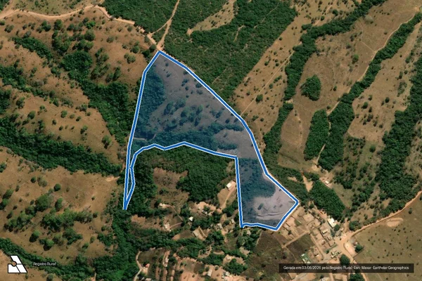 Imagem de satélite de FAZENDA CAPÃO - Parcela 1 em Alexânia - GO