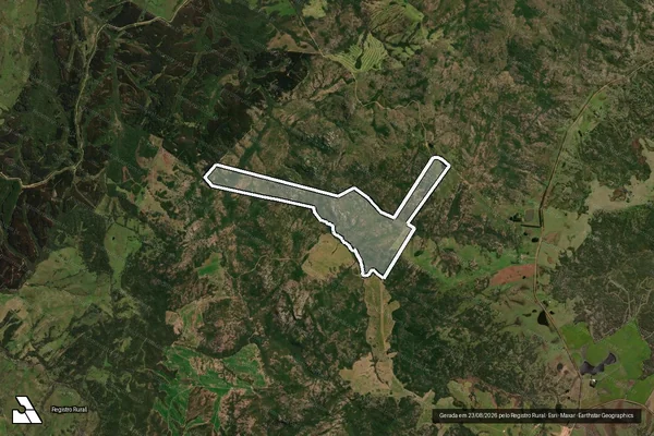 Imagem de satélite de Fazenda São Jerônimo - Parte 2 em São Gabriel - RS