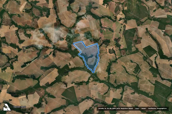 Imagem de satélite de FAZENDA UMUARAMA  Lote 34-Remanescente do Loteamento 09 Morro do Amaral - 001 em Figueirópolis - TO