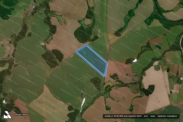 Imagem de satélite de Fazenda do Umbú - Fazenda do Umbú IV em Entre-Ijuís - RS