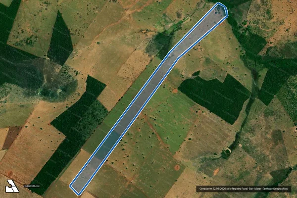 Imagem de satélite de FAZENDA  SANTO ANTONIO - PARCELA  001 em Sítio Novo - MA