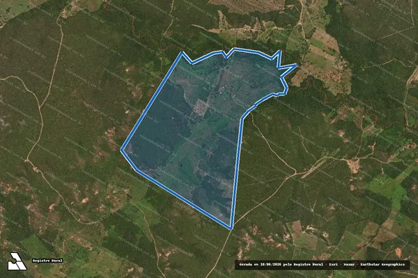 Imagem de satélite de FAZENDA BREJO VELHO em São Raimundo das Mangabeiras - MA
