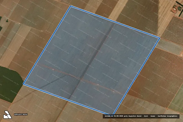 Imagem de satélite de FAZENDA PAULISTA III - FAZENDA PAULISTA III em Formosa do Rio Preto - BA