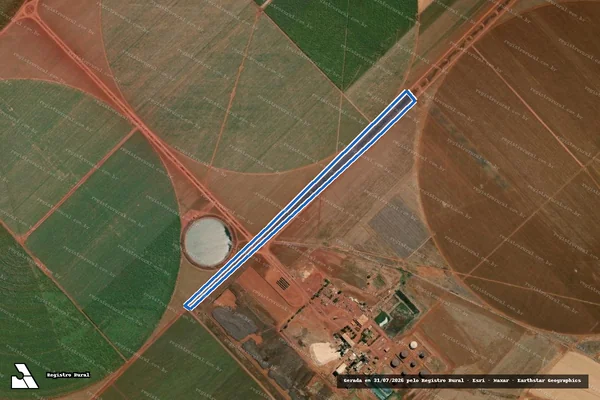 Imagem de satélite de FAZENDA SÃO JOSÉ - Parte 25 em São Raimundo das Mangabeiras - MA